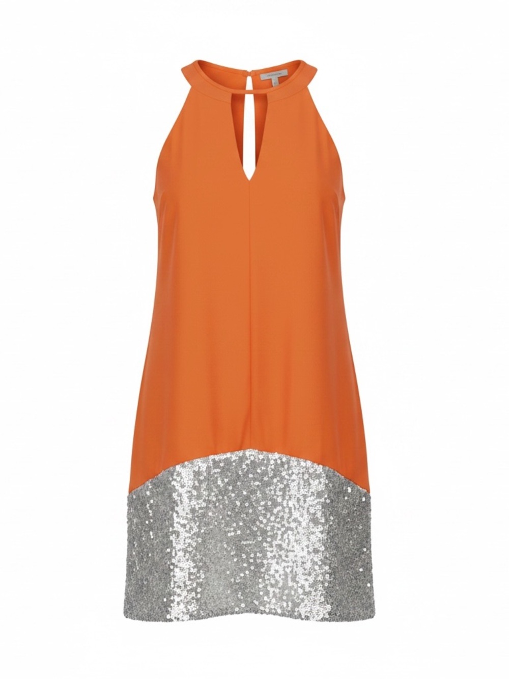 MM Couture by Miss Me Orange & Silver
Sequin Dress XS